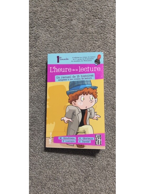 Other - L'heure de la lecture 1re année 15 histoires Éditions Caractère Paperback
